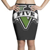 five logo Pencil Skirts