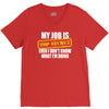 my job is top secret V-Neck Tee