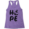 hope anchor Racerback Tank