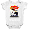 mythbusters cartoon t shirt d45 Baby Onesie