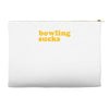 bowling sucks Accessory Pouches