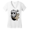 hockey mask halloween Women's V-Neck T-Shirt
