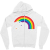 rainbow Zipper Hoodie