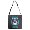 American by Birth Christian By the Grace of God Adjustable Strap Totes