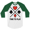 time to play 3/4 Sleeve Shirt