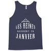 les reines naissent en janvier Tank Top
