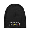 How You Doin of The Friends Parody Baby Beanies