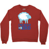 i m with herd Crewneck Sweatshirt