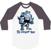 muscle shark its summer time 3/4 Sleeve Shirt