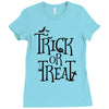 trick or treat halloween Ladies Fitted T-Shirt