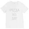 pizza all day V-Neck Tee