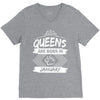 Queens Are Born In January V-Neck Tee