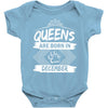 Queens Are Born In December Baby Onesie