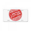 edition red License Plate