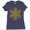 sacred geometry kabbalah tree of life Ladies Fitted T-Shirt