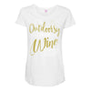 wine outside Maternity Scoop Neck T-shirt