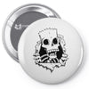 bart skull Pin-back button