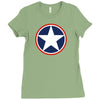 star us america  independence Ladies Fitted T-Shirt