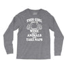 This Girl Like To Drink Wine Save Animals And Take Naps Long Sleeve Shirts