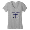first mate Women's V-Neck T-Shirt