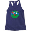 who watches the pizza Racerback Tank