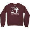 eat sleep mine funny Crewneck Sweatshirt