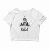 rebel   blackout Crop Top