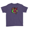 pink punk wolf Youth Tee