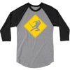 ninja crossing sign 3/4 Sleeve Shirt