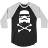 stormtrooper skull 3/4 Sleeve Shirt
