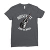 rockin' it old school bass Ladies Fitted T-Shirt