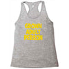 grown adult person Racerback Tank