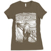 scream for coffee Ladies Fitted T-Shirt