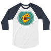 angry goldfish cartoon 3/4 Sleeve Shirt