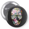 Summer Skull Pin-back button