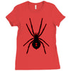 black widow spider Ladies Fitted T-Shirt