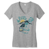 wake up and drink a coffee Women's V-Neck T-Shirt
