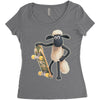 shaun the skater Women's Triblend Scoop T-shirt