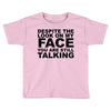 rude slogan Toddler T-shirt