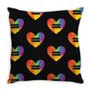 Lgbt Heart Throw Pillow