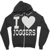 i love jogging Zipper Hoodie