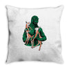 fawns meet kaiju Throw Pillow