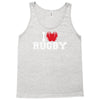 i love rugby mens funny cotton Tank Top