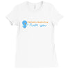 i dont need 140 characters to say fuck you Ladies Fitted T-Shirt