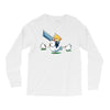 mighty hero atop a chicken Long Sleeve Shirts