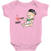 Cute Baby Painter's Dad Love Baby Bodysuit