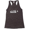 evolution fishing Racerback Tank