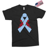 stomach cancer ribbon and rose Exclusive T-shirt