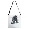 alien eats alien Adjustable Strap Totes