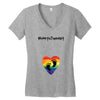 Worth The Wait Baby Foot Women's V-Neck T-Shirt